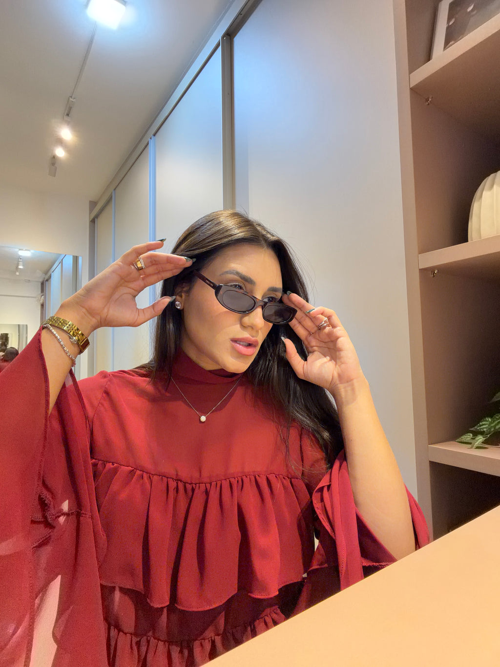 Óculos 557 Shade Tartaruga - SAINT LAURENT
