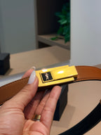 Cinto LA 66 Caramelo - YSL