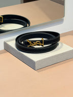 Cinto Fino Preto - YSL