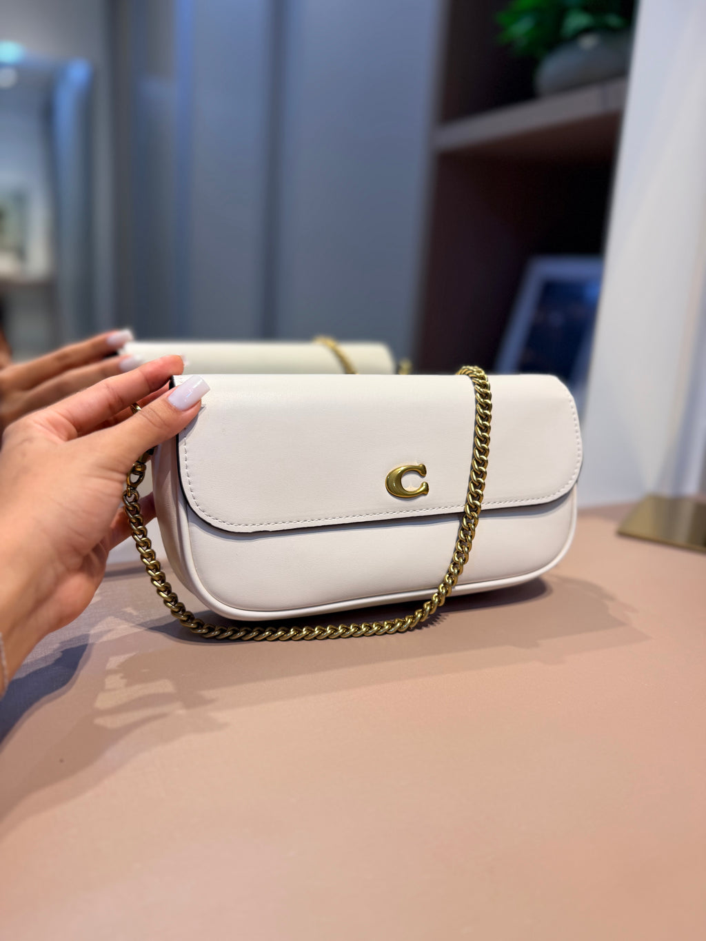 Bolsa de Ombro ou Transversal Brook Flap Chain - COACH