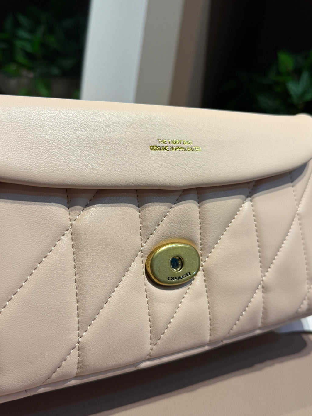 Bolsa de ombro Quilting 26 Nude - COACH