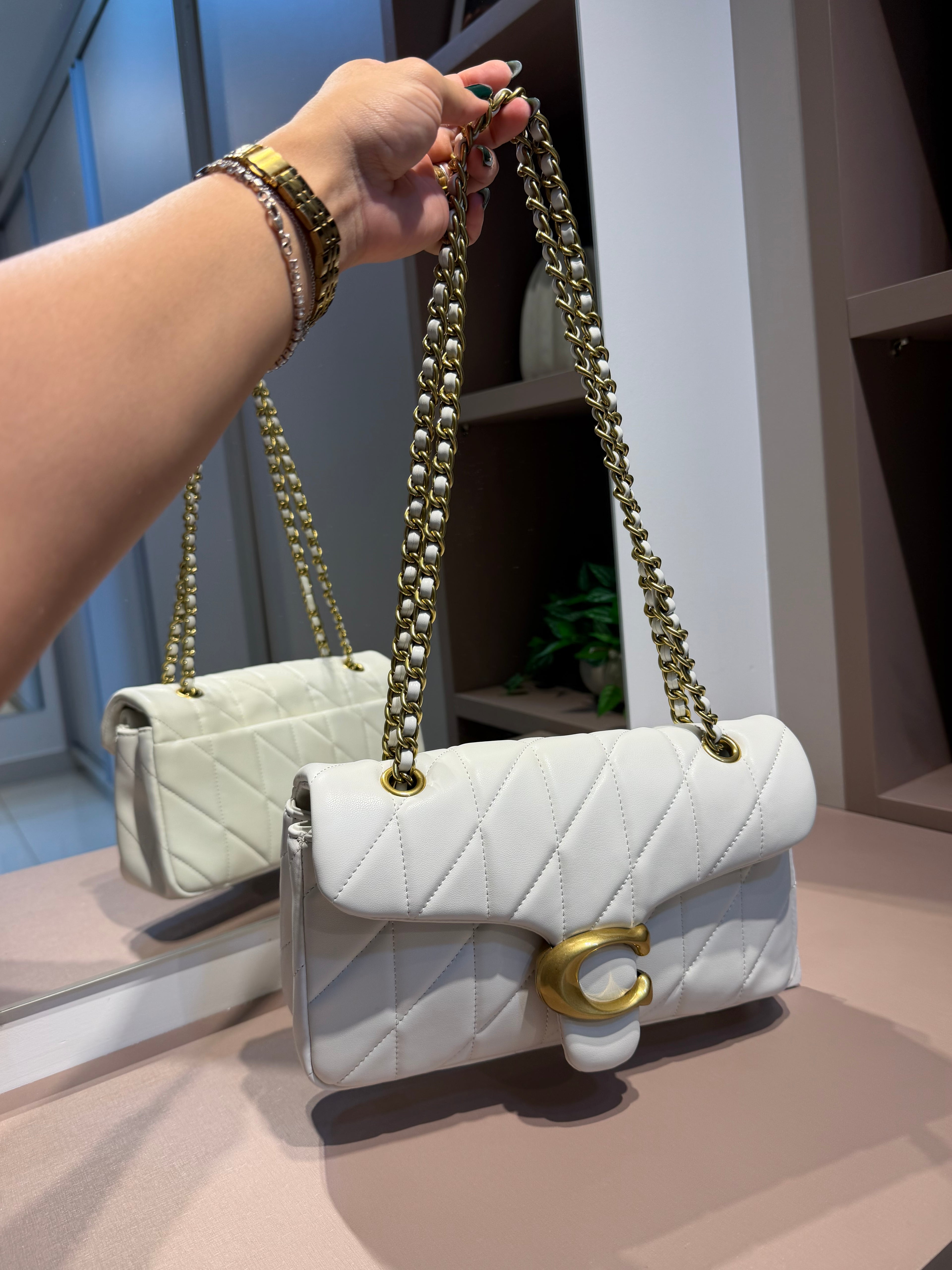 Bolsa de ombro Quilting 26 Off - COACH