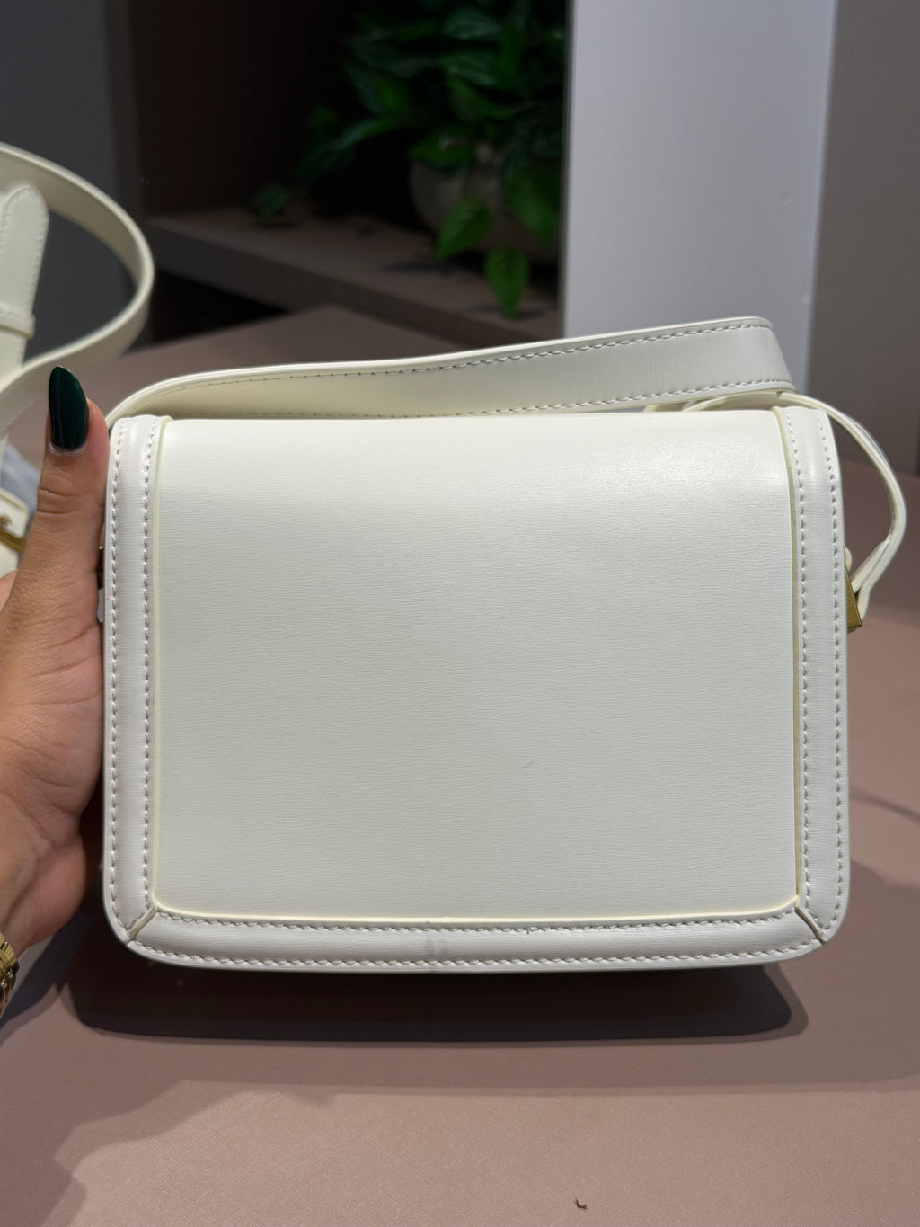 Bolsa de Ombro Solferino Pequena Branca - YSL