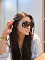 Óculos Aviator Marrom - BOTTEGA VENETA