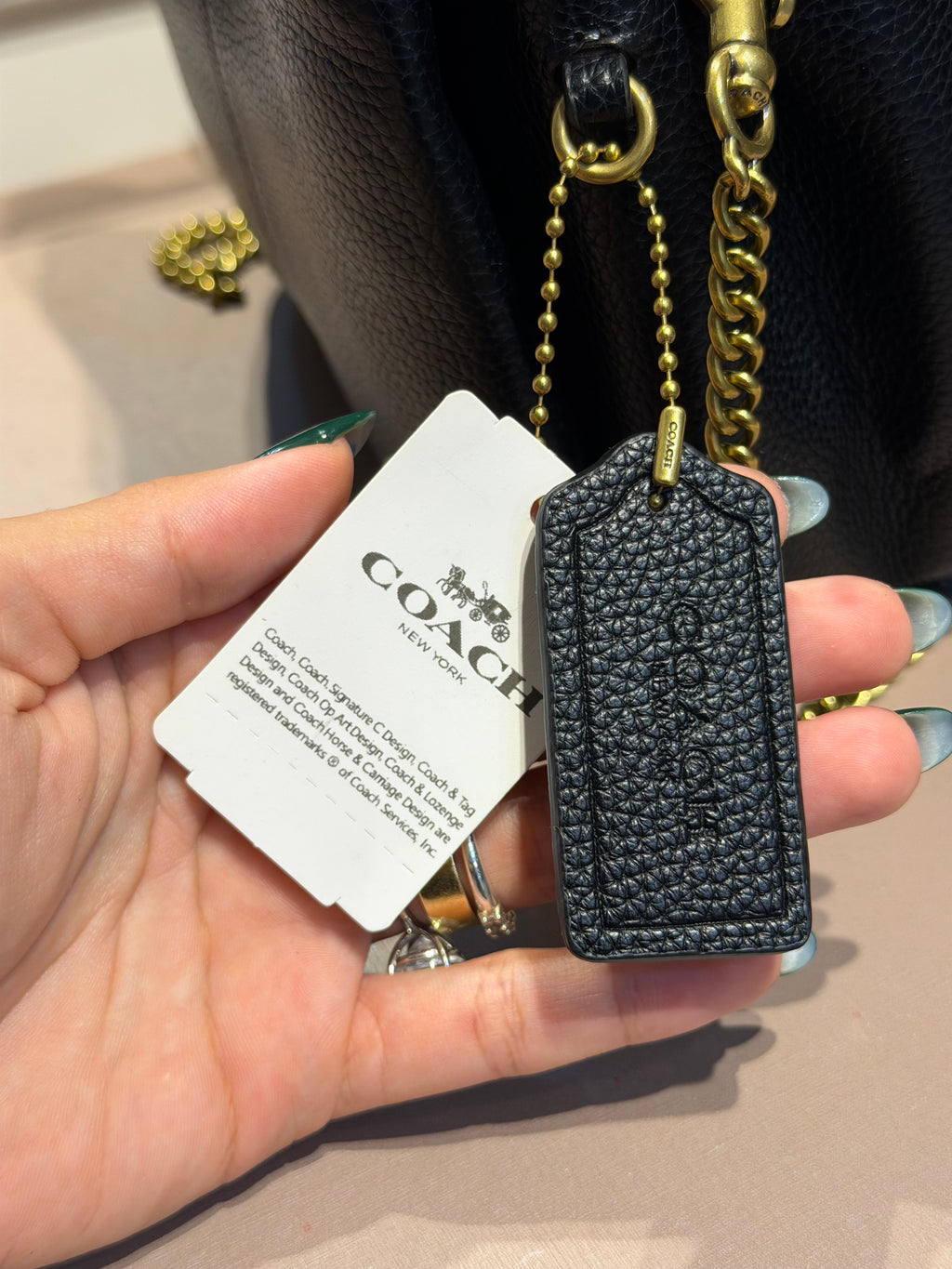 Bolsa de mão Lana 19 Preta - COACH