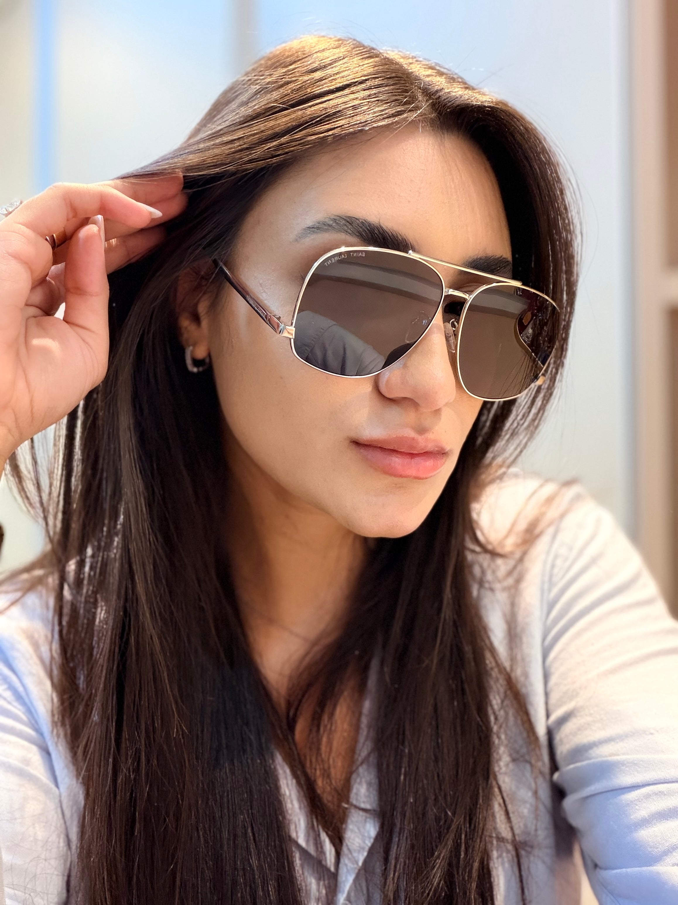 Óculos Eyewear Prata - SAINT LAURENT