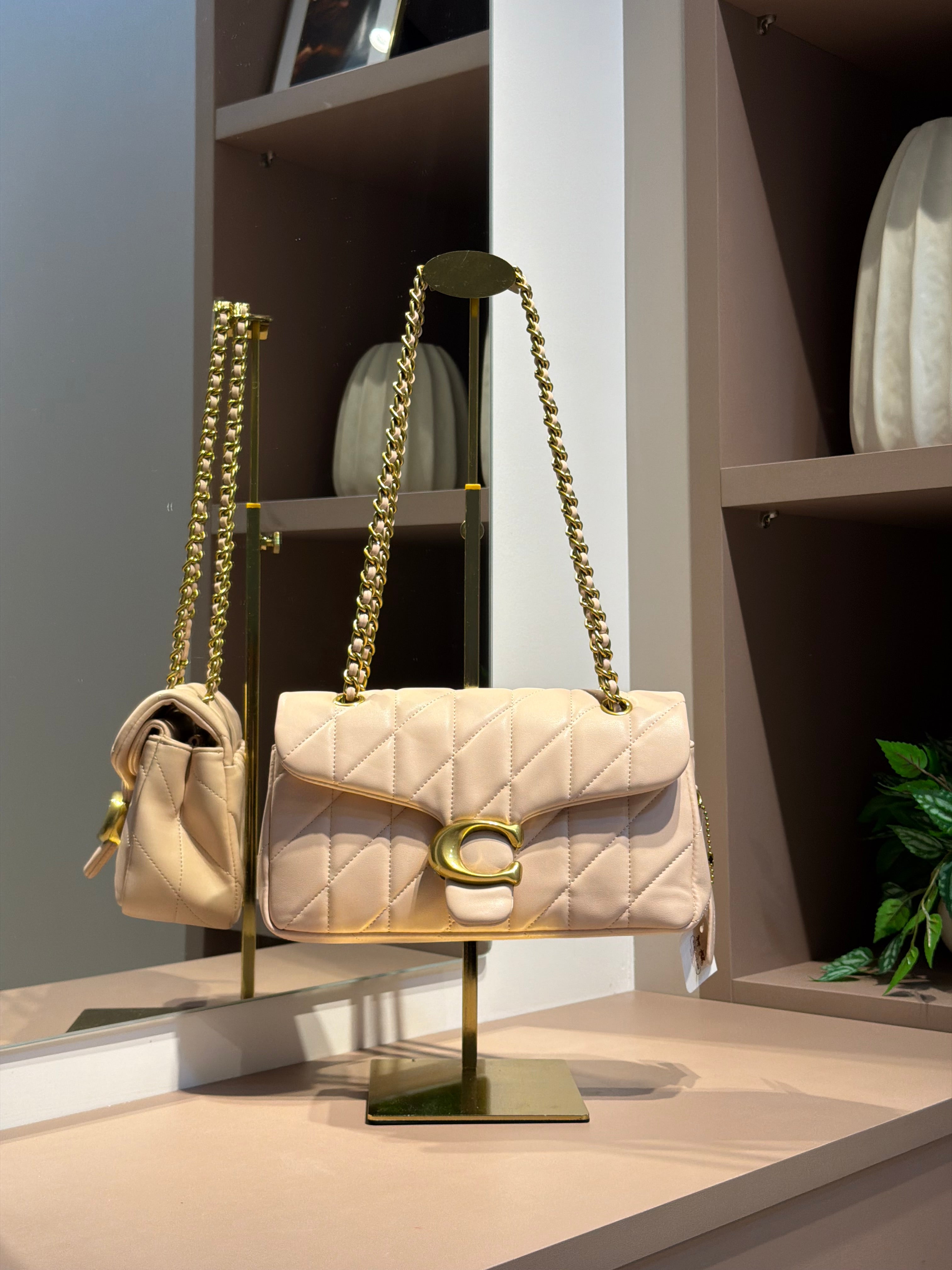 Bolsa de ombro Quilting 26 Nude - COACH