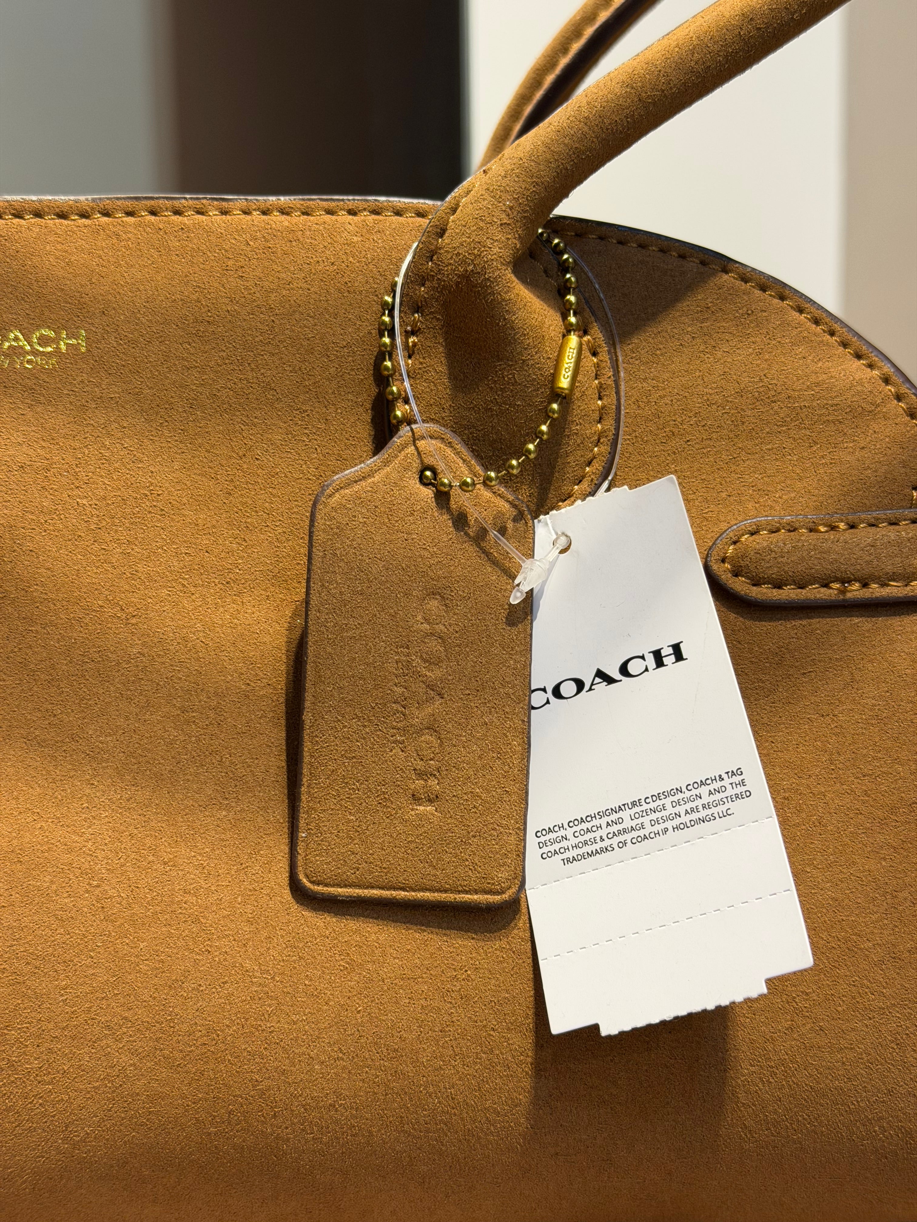 Bolsa de ombro Empire 34 Suede - COACH