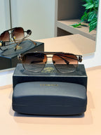 Óculos VE2269 Preto e Marrom - VERSACE