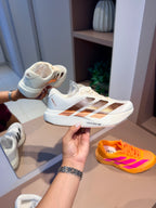 Tênis Adizero EVO SL Branco e Rosê - ADIDAS