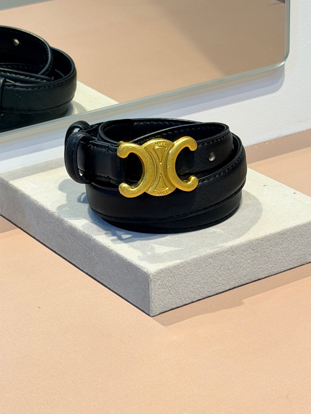 Cinto Triomphe Preto - CELINE
