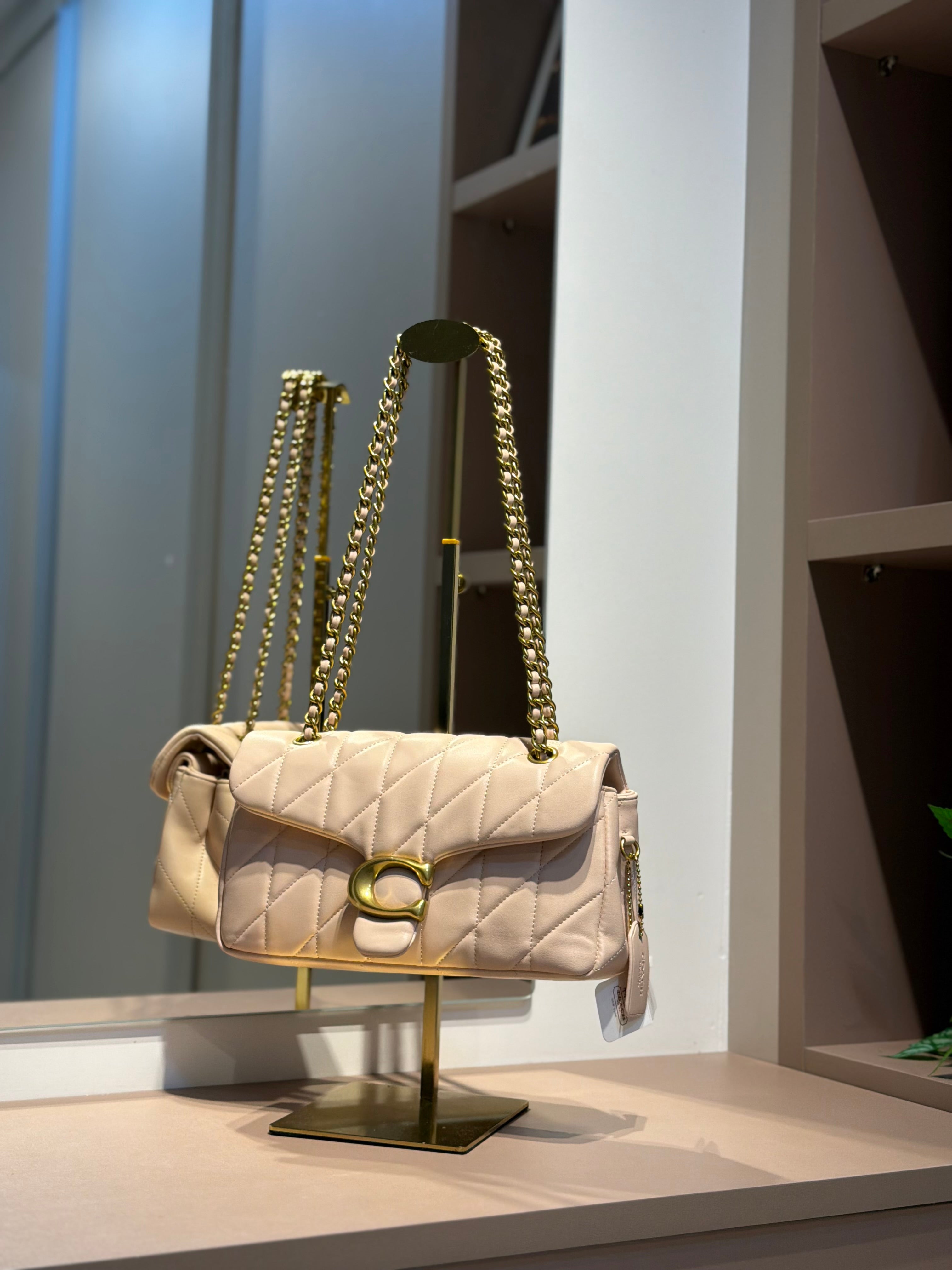 Bolsa de ombro Quilting 26 Nude - COACH