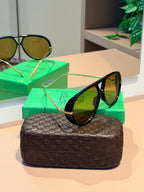 Óculos Aviator Marrom - BOTTEGA VENETA