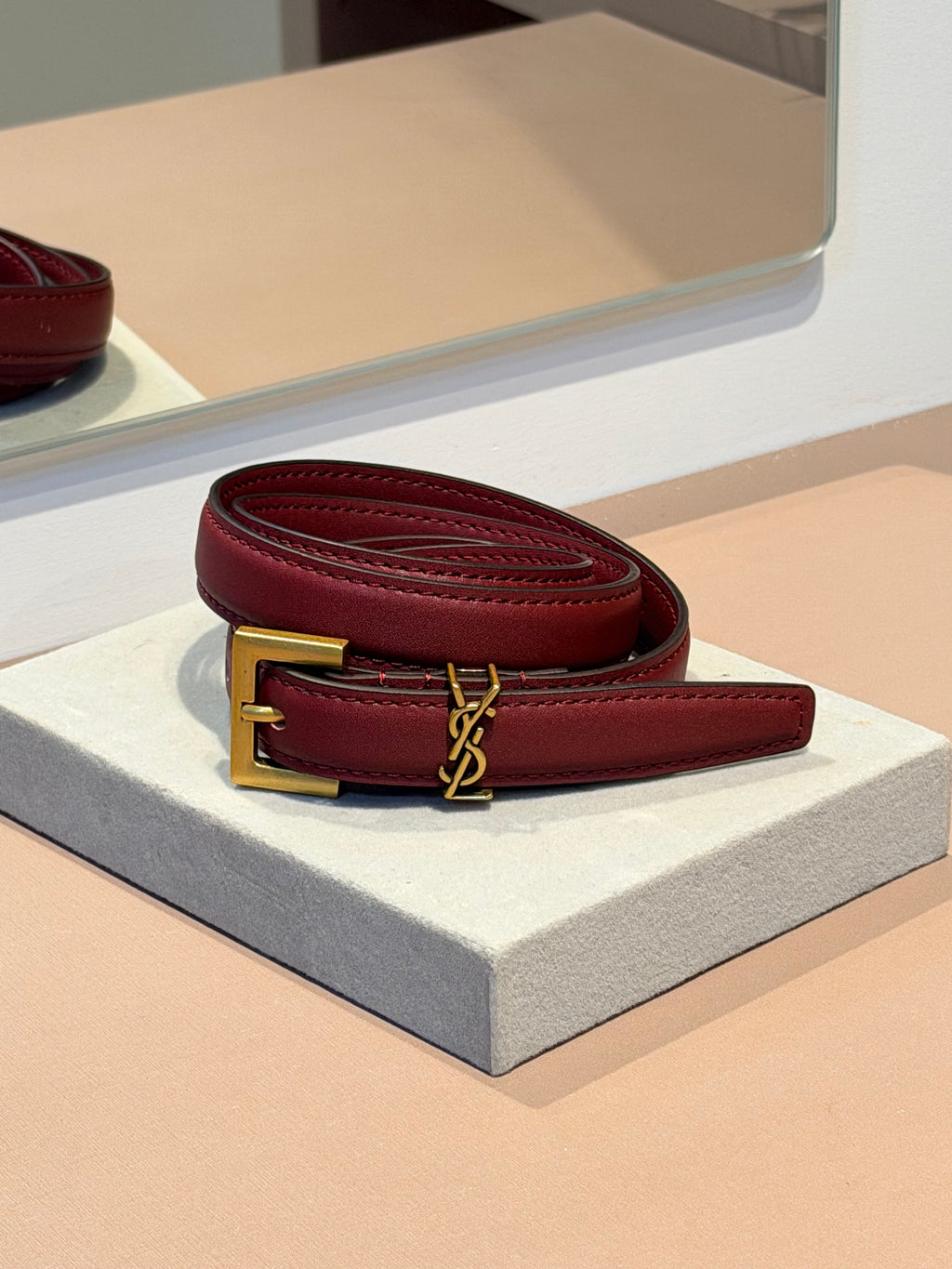 Cinto Cassandre Marsala  - YSL