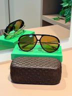 Óculos Aviator Marrom - BOTTEGA VENETA