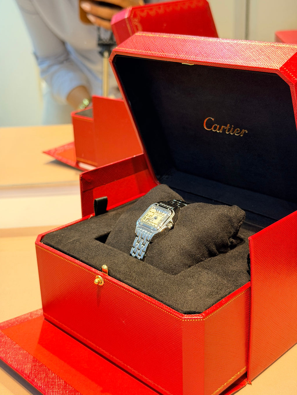 Relógio Pànthere Prata - CARTIER