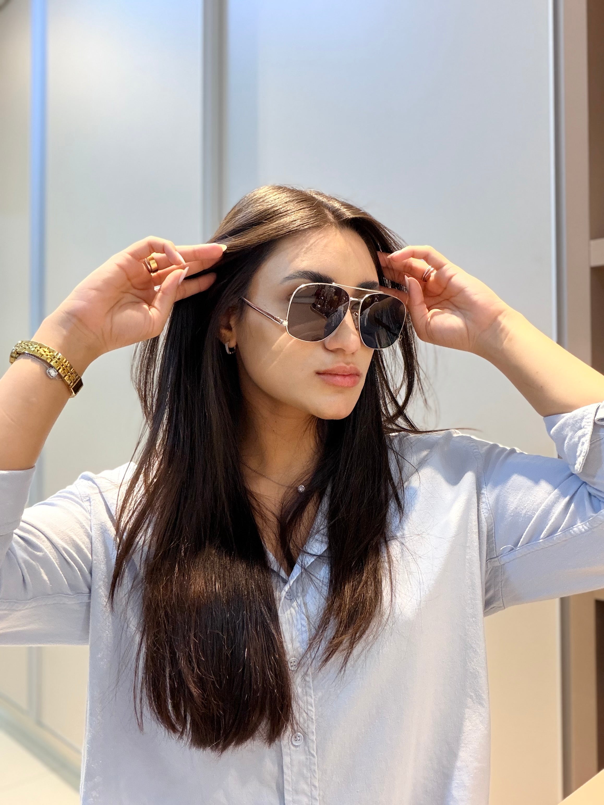 Óculos Eyewear Prata - SAINT LAURENT