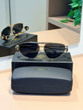 Óculos VE2252 Preto e Dourado - VERSACE