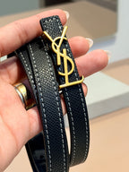 Cinto Fino Preto - YSL