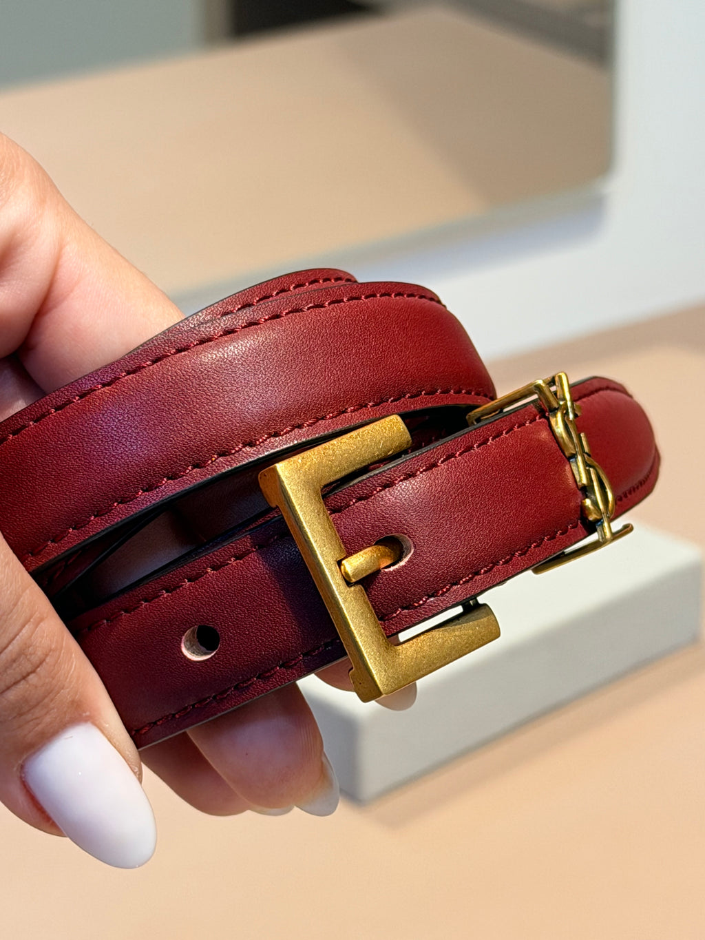 Cinto Cassandre Marsala  - YSL