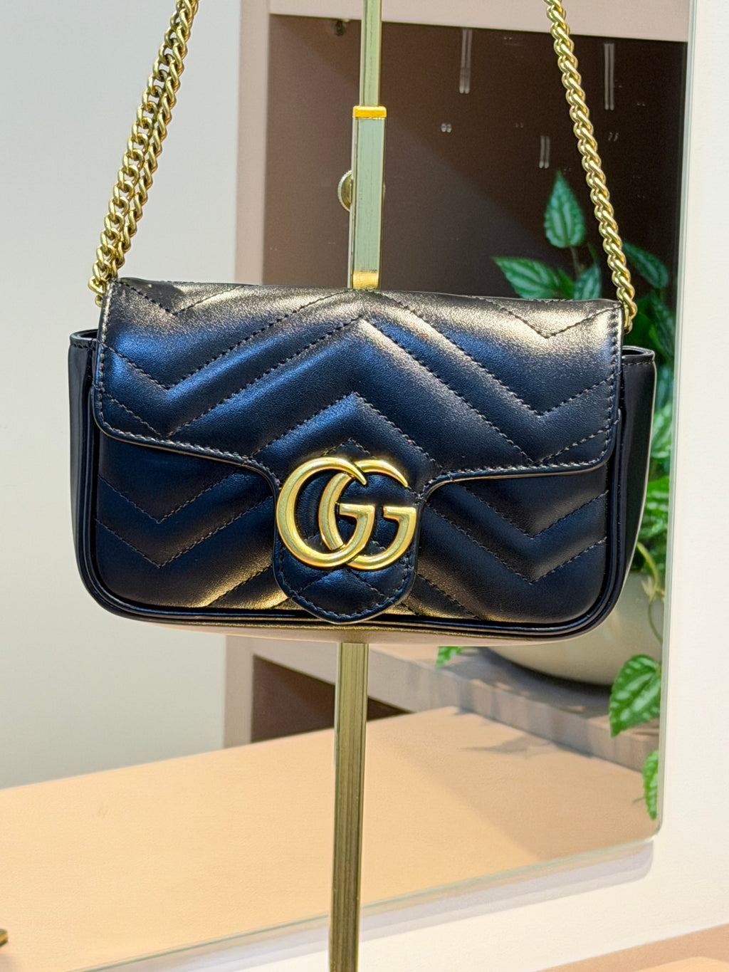 Bolsa Marmont Preta Mini - GUCCI