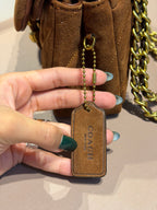Bolsa de ombro Quilting 26 Suede - COACH