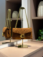 Bolsa de ombro Quilting 26 Suede - COACH