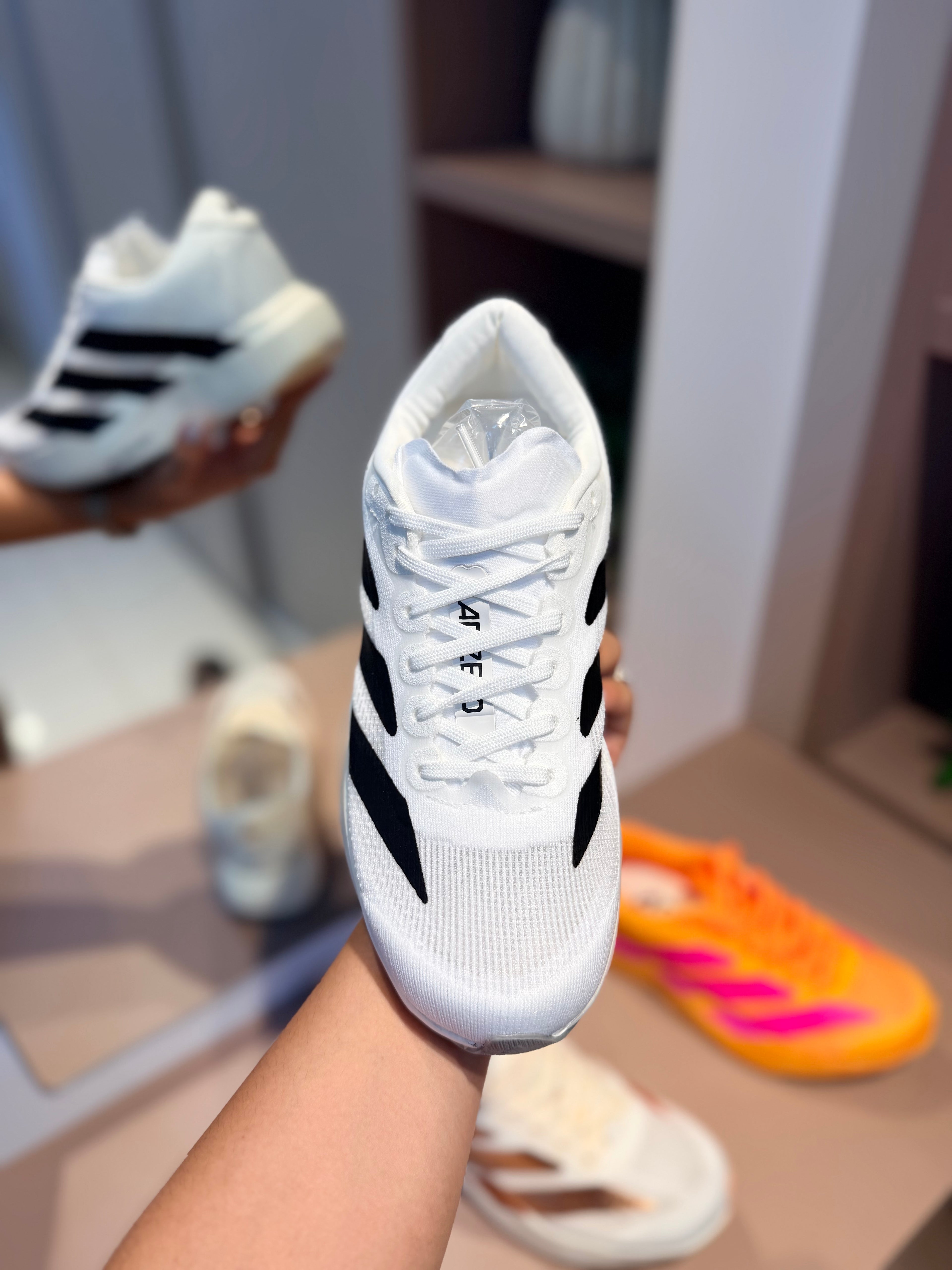 Tênis Adizero EVO SL Branco e Preto - ADIDAS