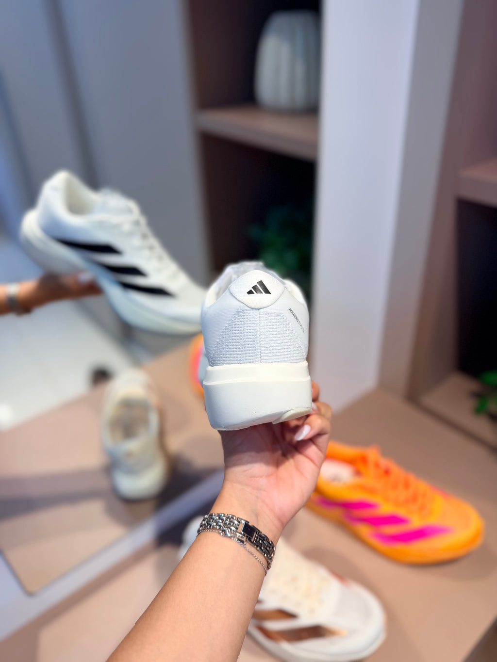Tênis Adizero EVO SL Branco e Preto - ADIDAS