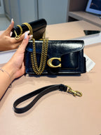 Bolsa de mão ou Transversal Tabby Chain Clutch - COACH