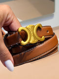 Cinto Triomphe Caramelo - CELINE