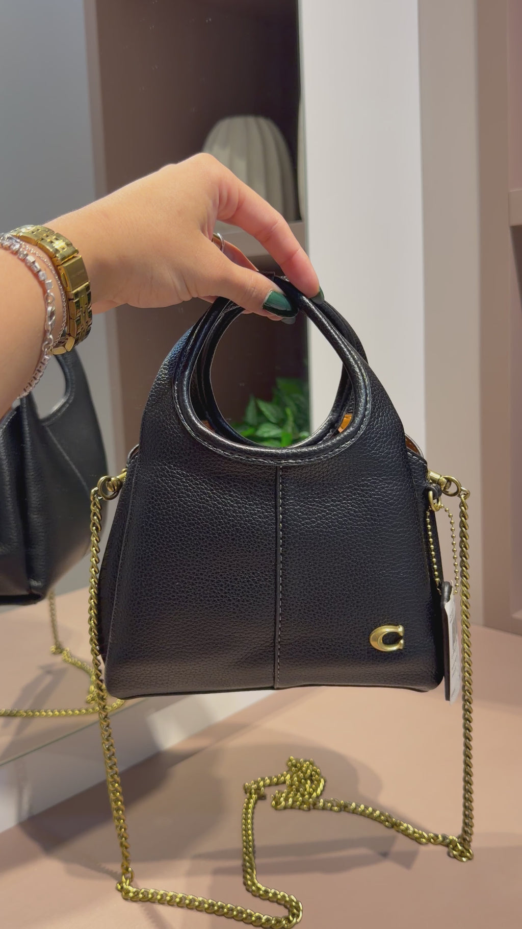 Bolsa de mão Lana 19 Preta - COACH