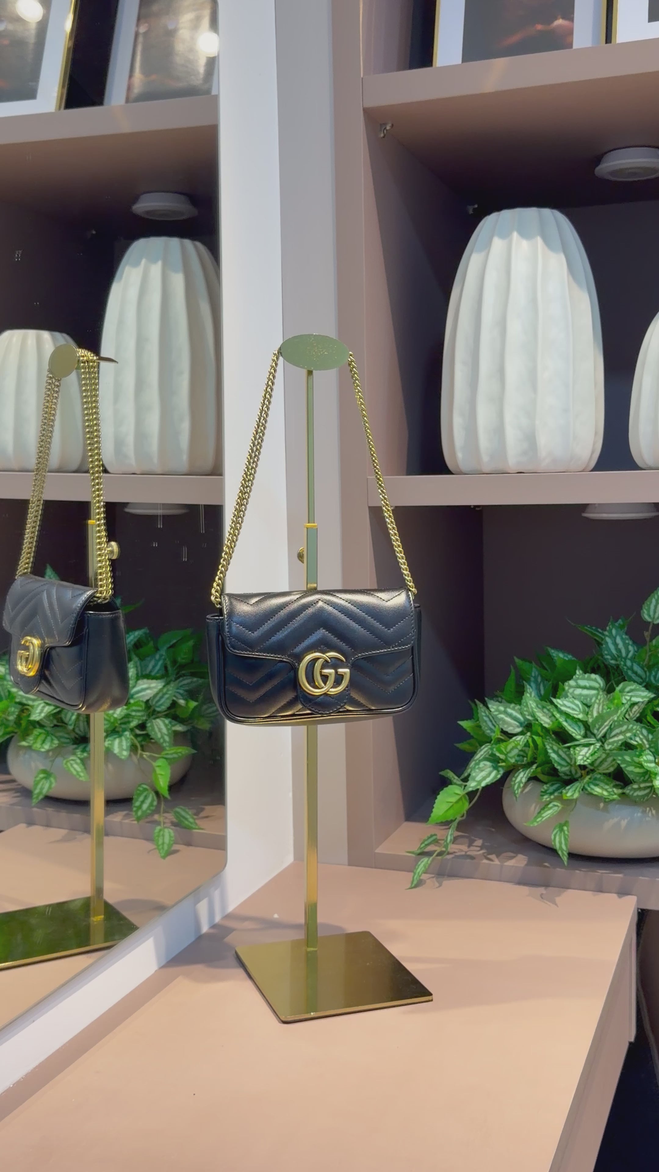 Bolsa Marmont Preta Mini - GUCCI