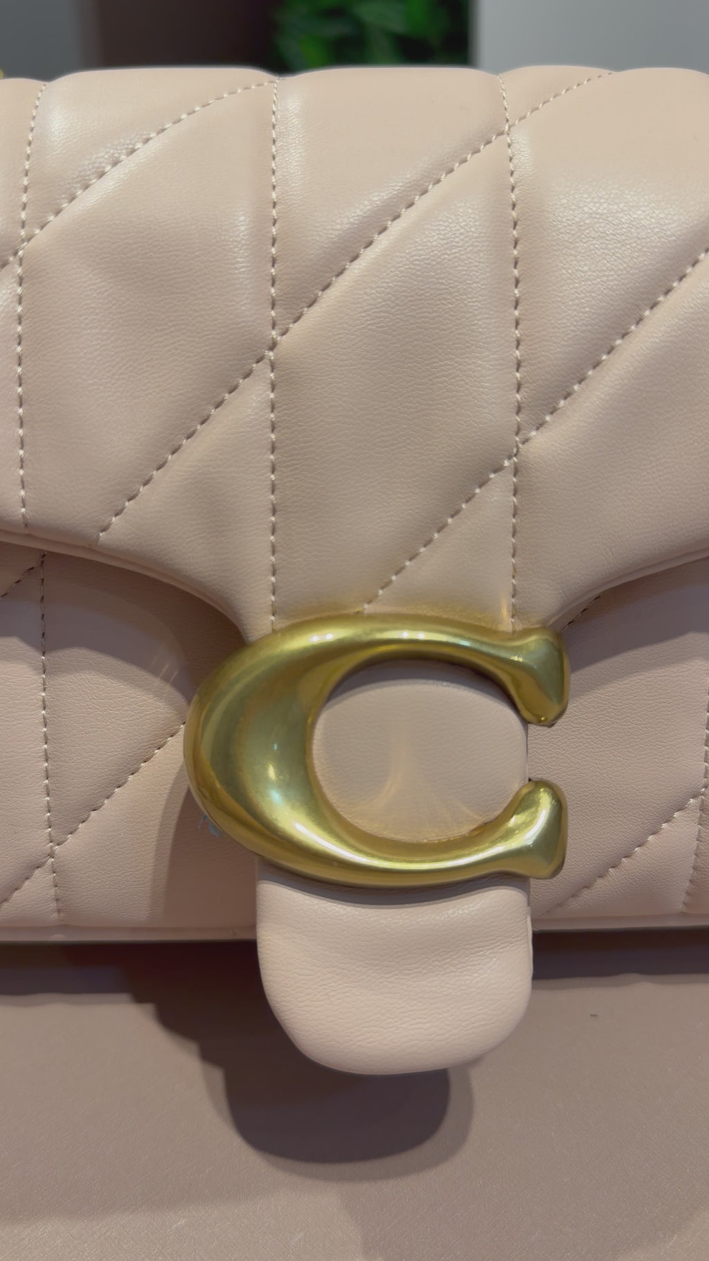 Bolsa de ombro Quilting 26 Nude - COACH
